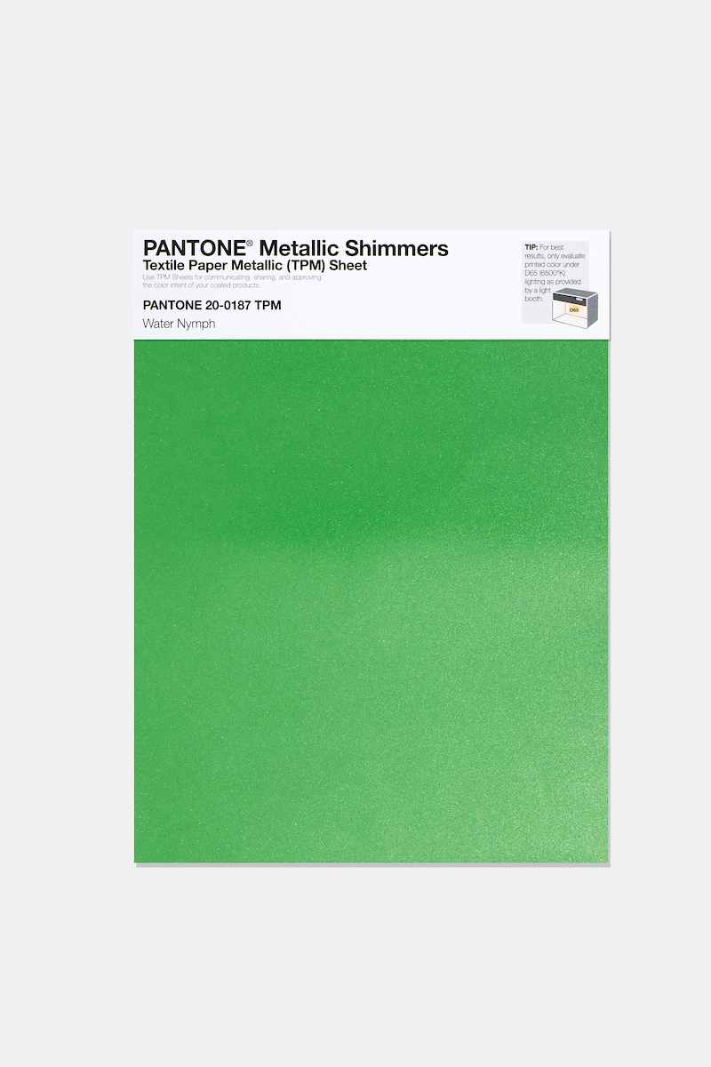 Artikelbild 1 des Artikels “PANTONE® METALLIC SHIMMERS SHEET 20-0187 TPM Water Nymph “