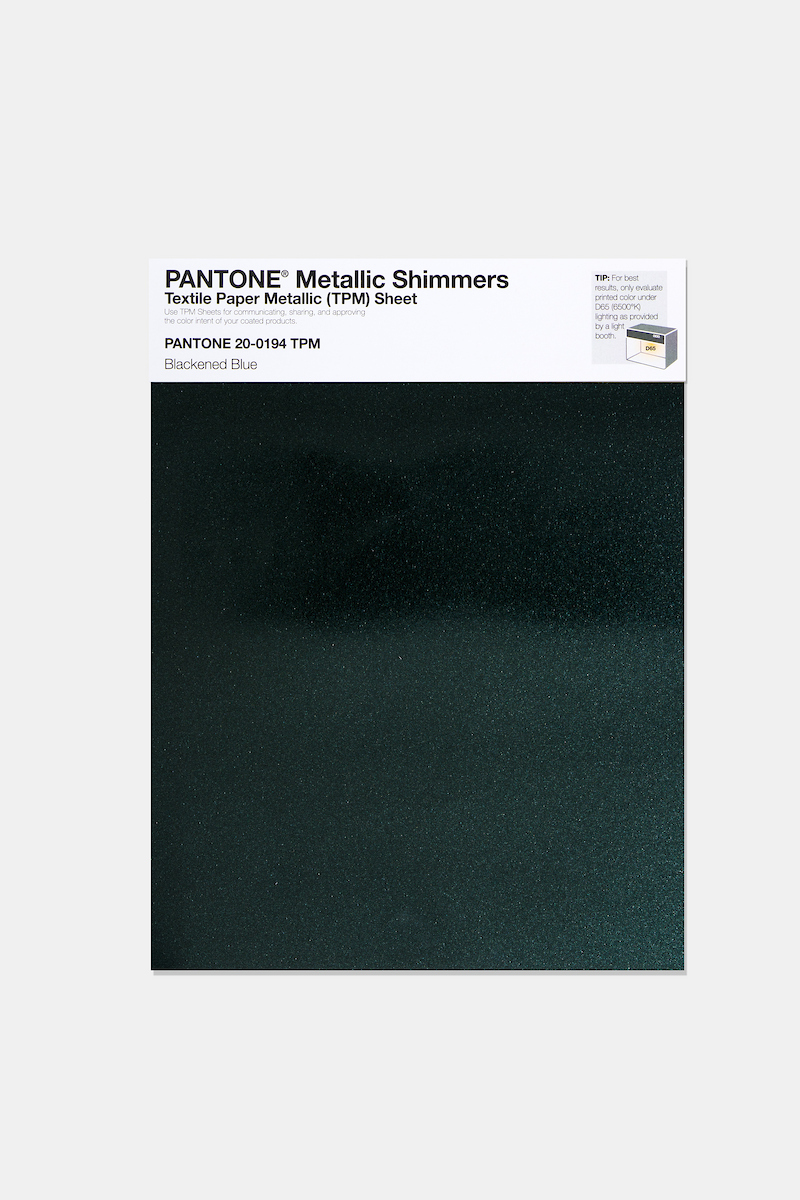 Artikelbild 1 des Artikels “PANTONE® METALLIC SHIMMERS SHEET 20-0194 TPM Blackened Blue “
