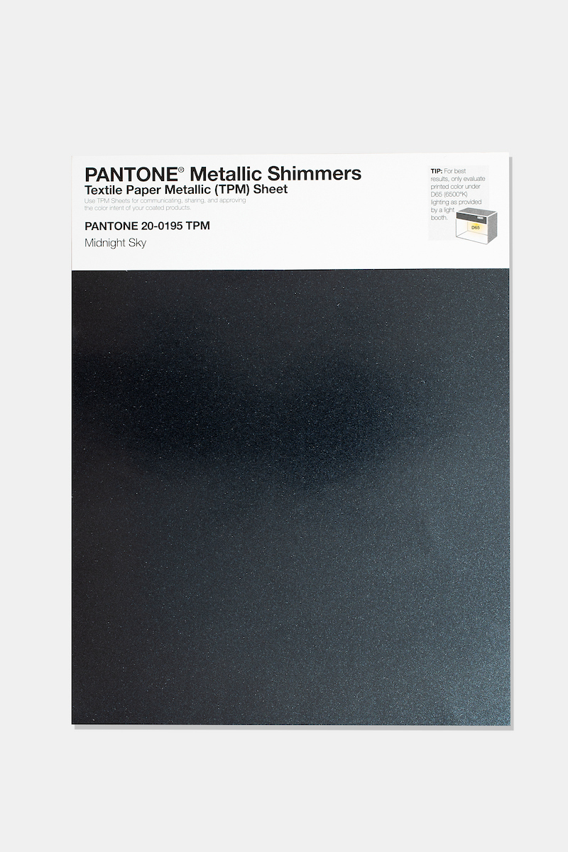 Artikelbild 1 des Artikels “PANTONE® METALLIC SHIMMERS SHEET 20-0195 TPM Midnight Sky “