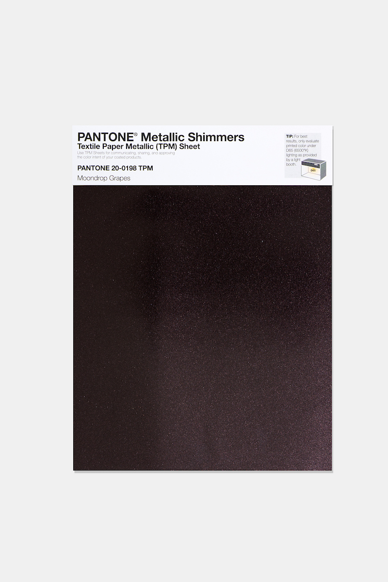 Artikelbild 1 des Artikels “PANTONE® METALLIC SHIMMERS SHEET 20-0198 TPM Moondrop Grapes “