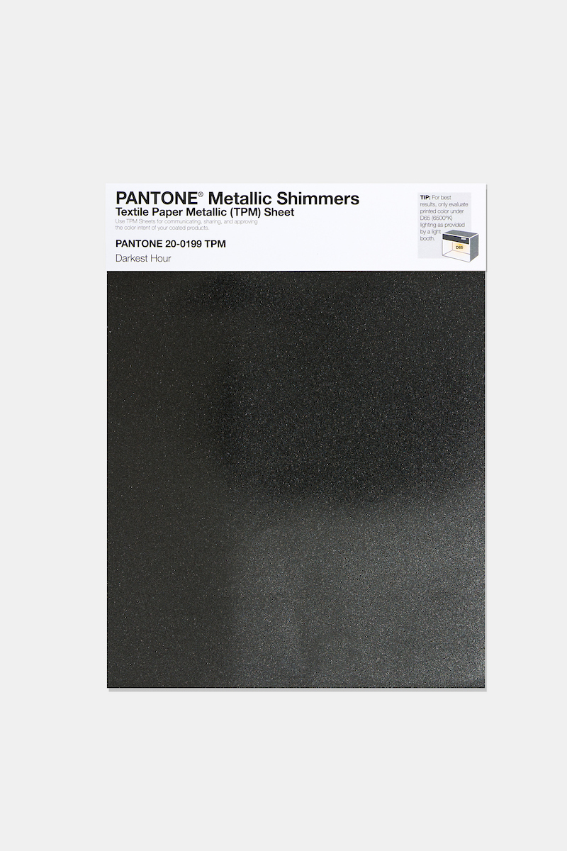 Artikelbild 1 des Artikels “PANTONE® METALLIC SHIMMERS SHEET 20-0199 TPM Darkest Hour “