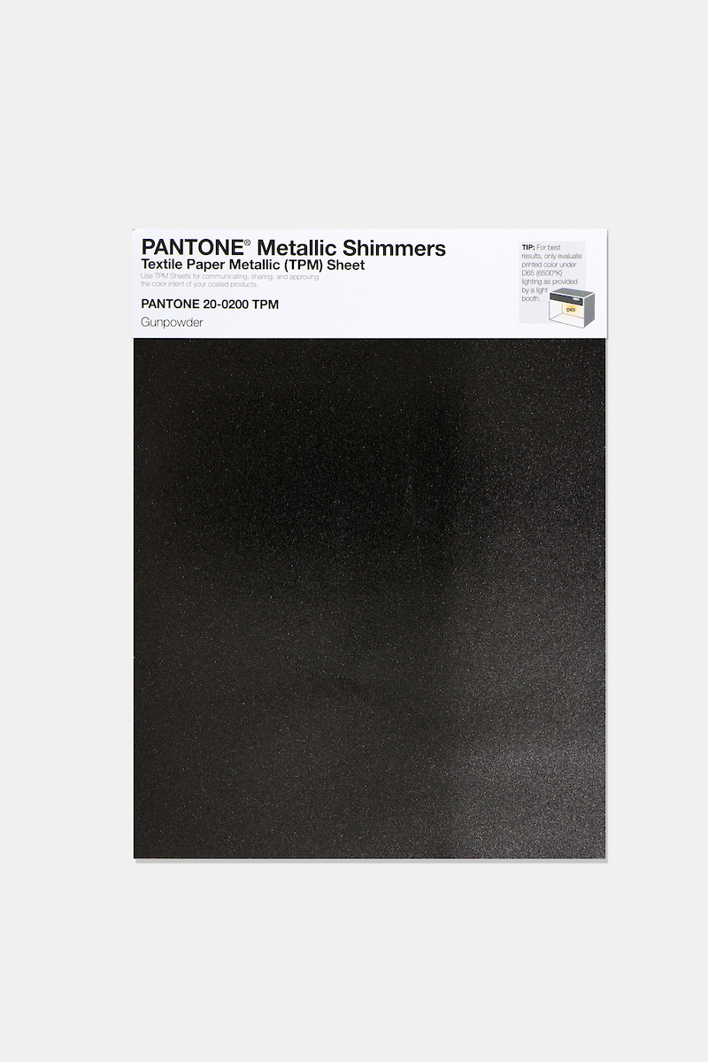 Artikelbild 1 des Artikels “PANTONE® METALLIC SHIMMERS SHEET 20-0200 TPM Gunpowder “