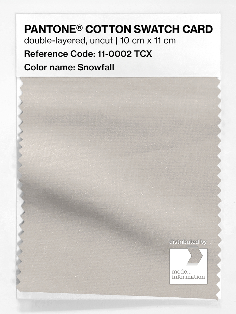 Artikelbild 1 des Artikels “PANTONE® COTTON SWATCH CARD 11-0002 TCX Snowfall “