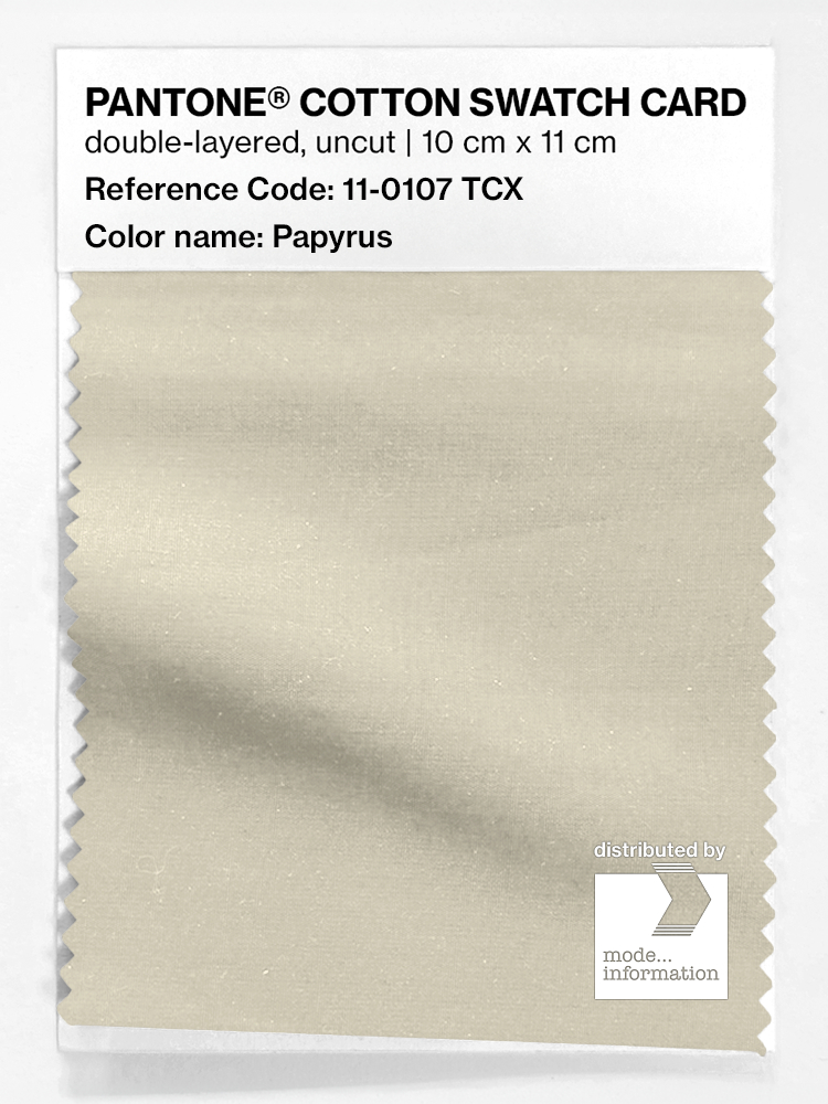 Artikelbild 1 des Artikels “PANTONE® COTTON SWATCH CARD 11-0107 TCX Papyrus “
