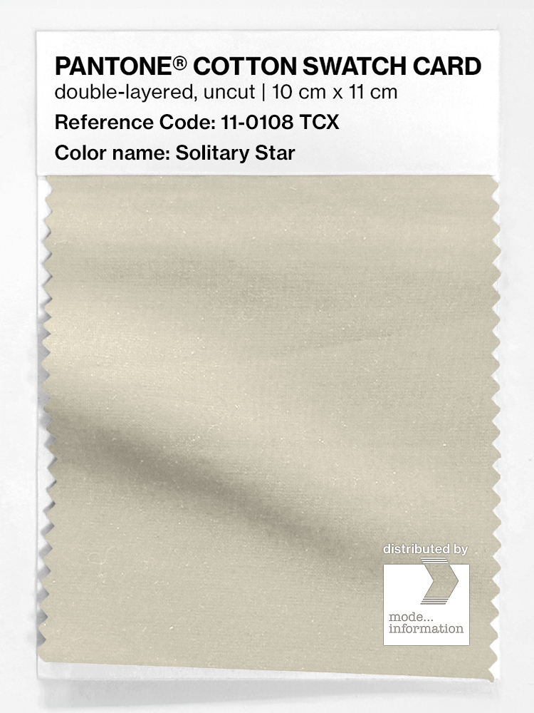 Artikelbild 1 des Artikels “PANTONE® COTTON SWATCH CARD 11-0108 TCX Solitary Star “