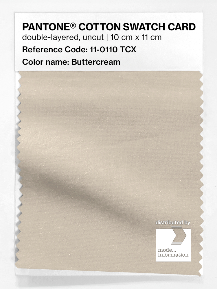Artikelbild 1 des Artikels “PANTONE® COTTON SWATCH CARD 11-0110 TCX Buttercream “