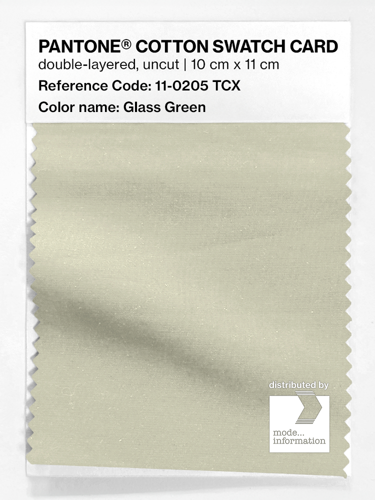 Artikelbild 1 des Artikels “PANTONE® COTTON SWATCH CARD 11-0205 TCX Glass Green “