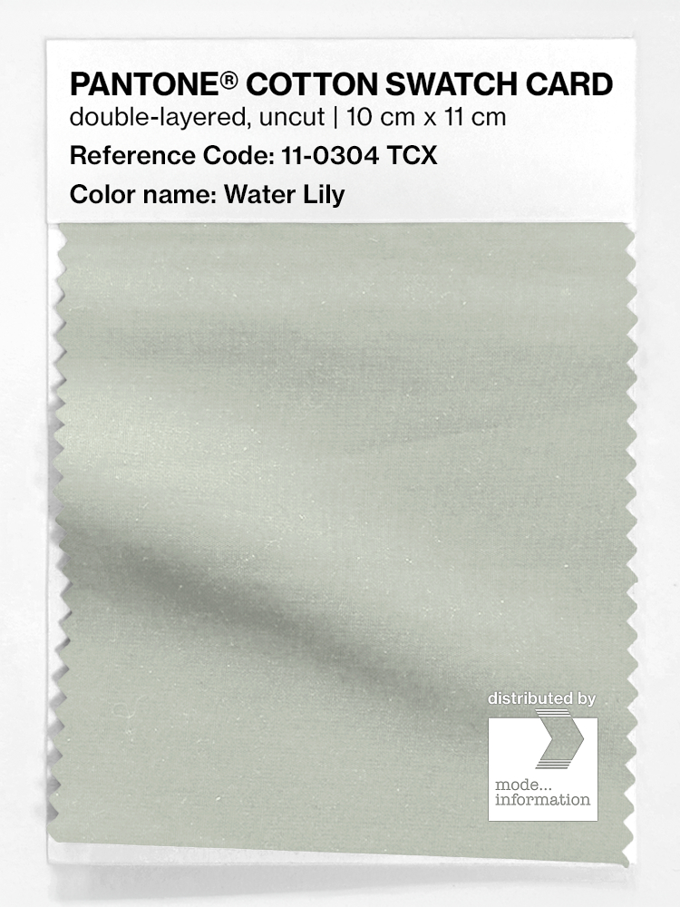 Product image 1 of the product “PANTONE® COTTON SWATCH CARD 11-0304 TCX Water Lily ”