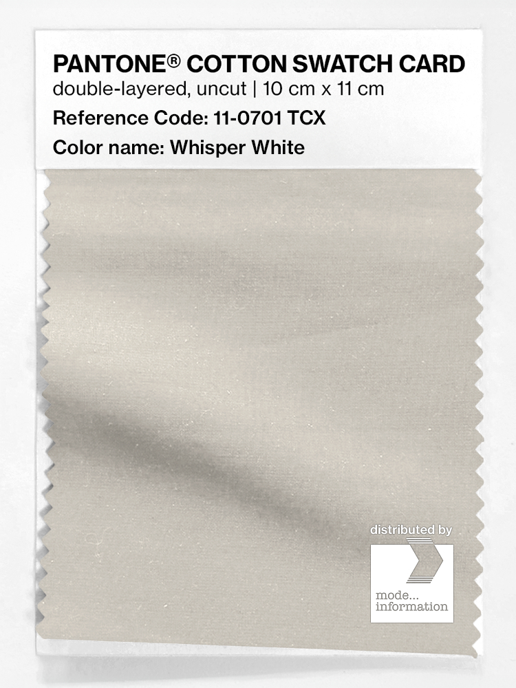 Artikelbild 1 des Artikels “PANTONE® COTTON SWATCH CARD 11-0701 TCX Whisper White “