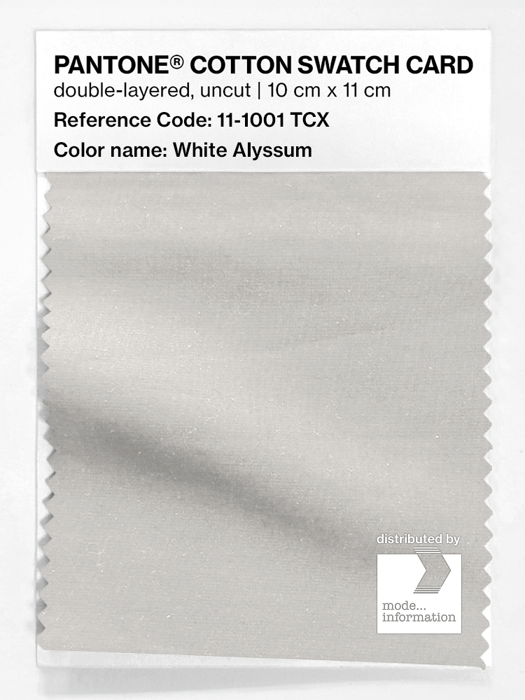 Artikelbild 1 des Artikels “PANTONE® COTTON SWATCH CARD 11-1001 TCX White Alyssum “