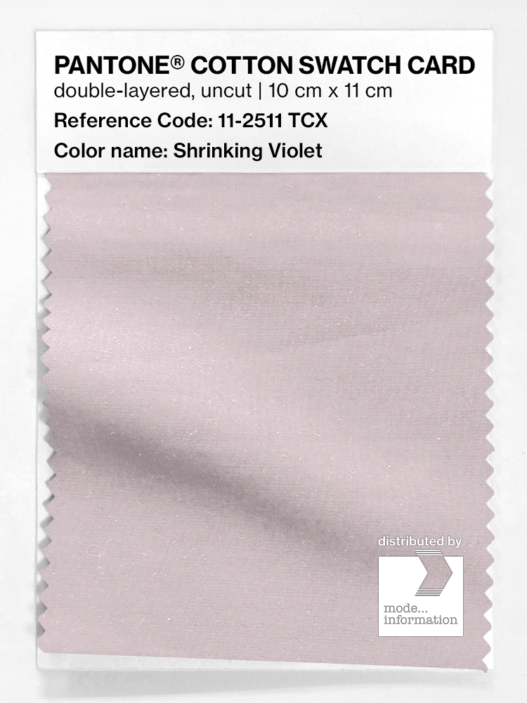 Artikelbild 1 des Artikels “PANTONE® COTTON SWATCH CARD 11-2511 TCX Shrinking Violet “