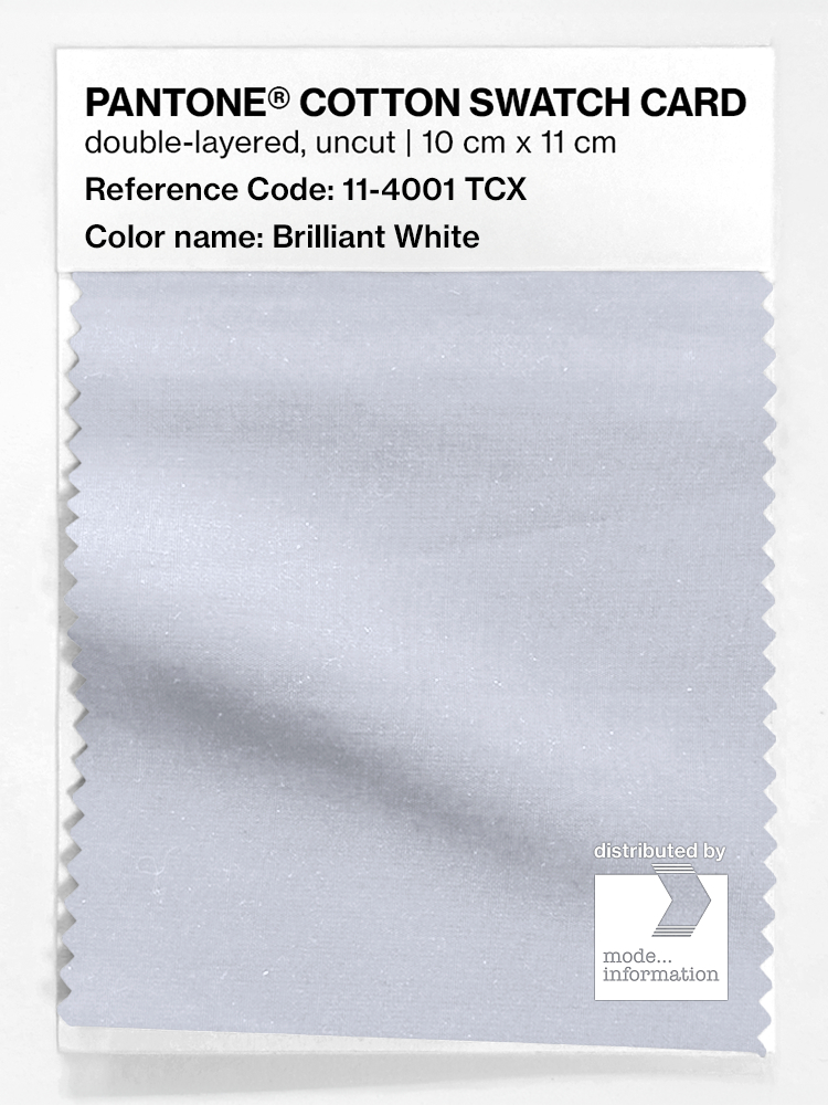 Artikelbild 1 des Artikels “PANTONE® COTTON SWATCH CARD 11-4001 TCX Brilliant White “