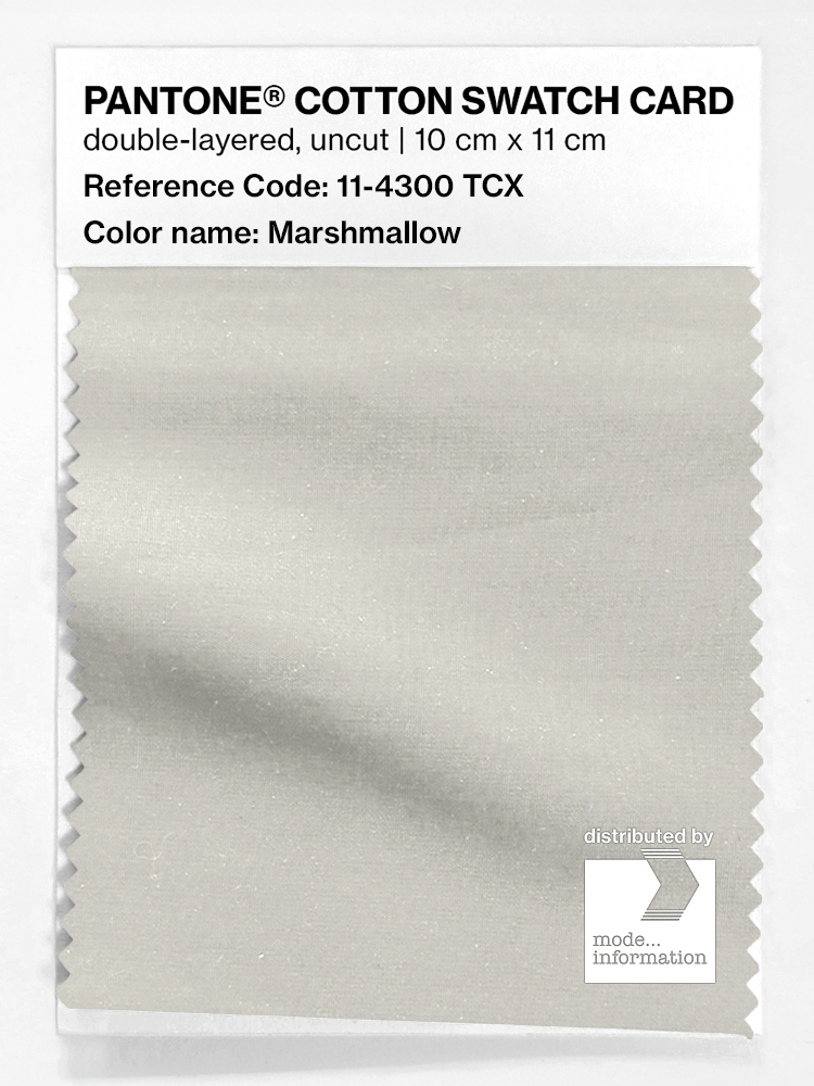 Artikelbild 1 des Artikels “PANTONE® COTTON SWATCH CARD 11-4300 TCX Marshmallow “