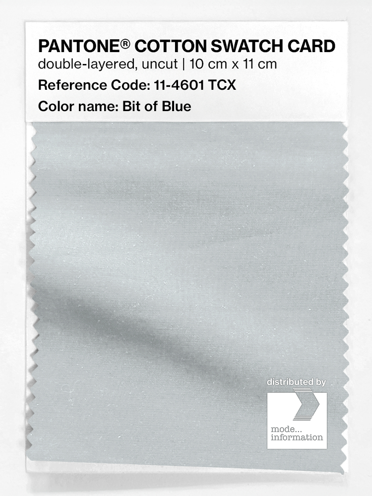 Product image 1 of the product “PANTONE® COTTON SWATCH CARD 11-4601 TCX Bit of Blue ”