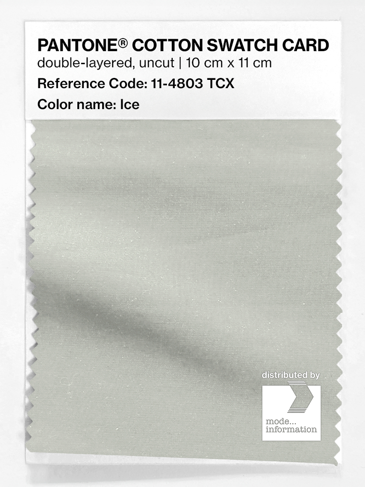 Artikelbild 1 des Artikels “PANTONE® COTTON SWATCH CARD 11-4803 TCX Ice “