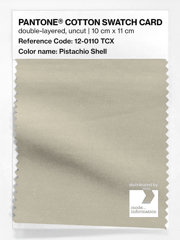 Artikelbild 1 des Artikels “PANTONE® COTTON SWATCH CARD 12-0110 TCX Pistachio Shell “