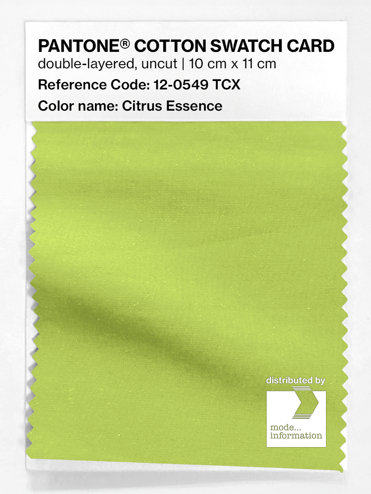 Artikelbild 1 des Artikels “PANTONE® COTTON SWATCH CARD 12-0549 TCX Citrus Essence “