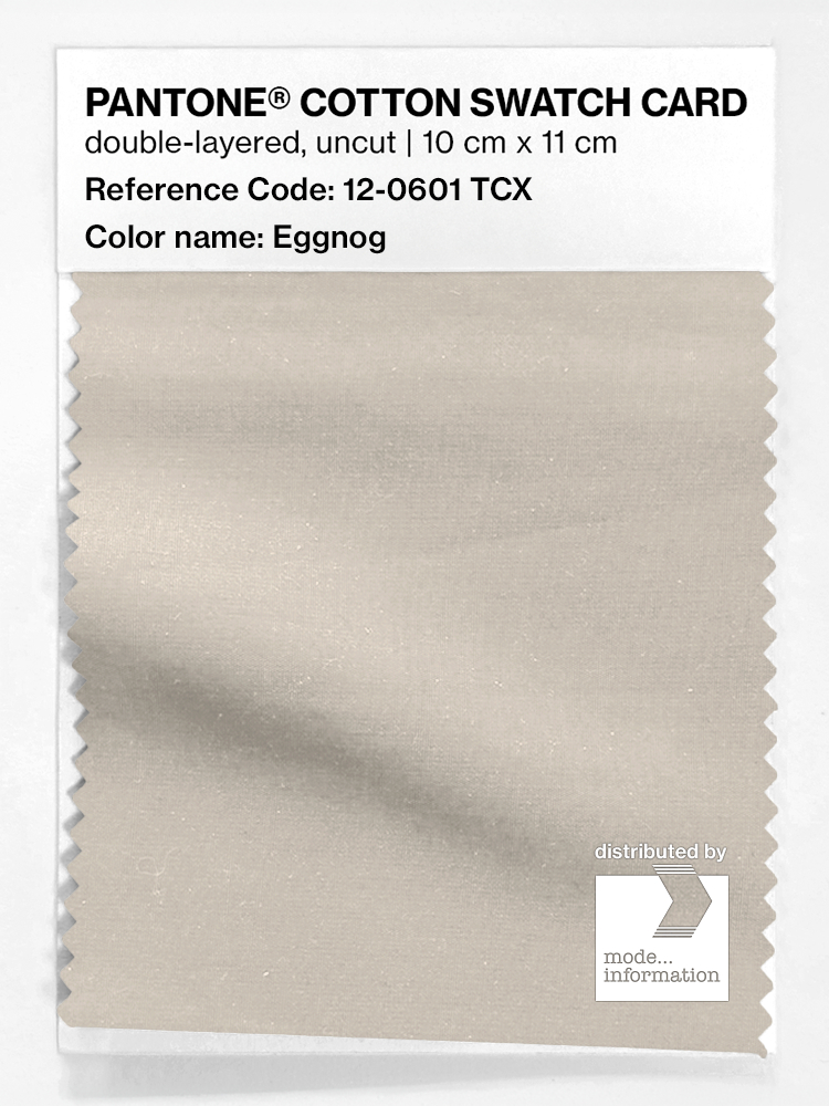 Artikelbild 1 des Artikels “PANTONE® COTTON SWATCH CARD 12-0601 TCX Eggnog “