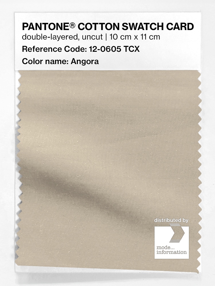 Artikelbild 1 des Artikels “PANTONE® COTTON SWATCH CARD 12-0605 TCX Angora “
