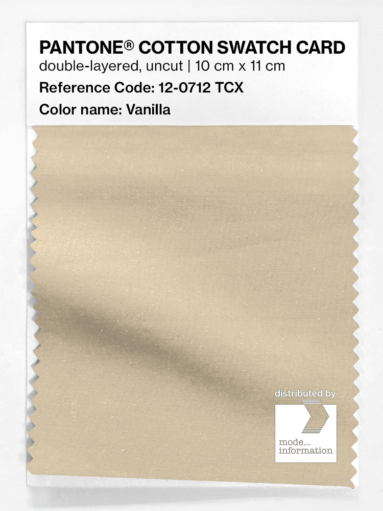 Artikelbild 1 des Artikels “PANTONE® COTTON SWATCH CARD 12-0712 TCX Vanilla “