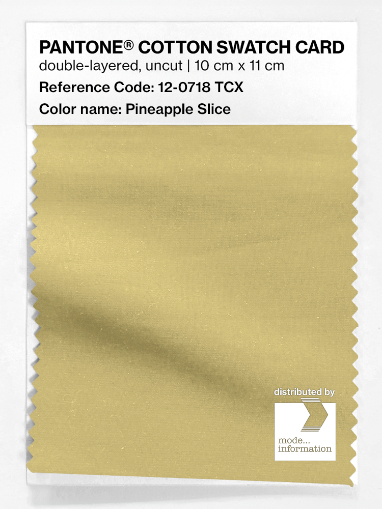 Artikelbild 1 des Artikels “PANTONE® COTTON SWATCH CARD 12-0718 TCX Pineapple Slice “