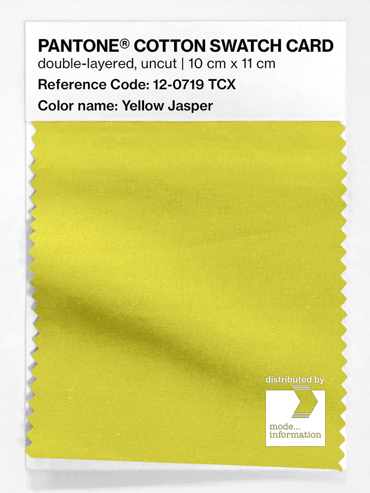 Artikelbild 1 des Artikels “PANTONE® COTTON SWATCH CARD 12-0719 TCX Yellow Jasper “