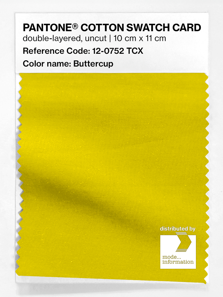 Artikelbild 1 des Artikels “PANTONE® COTTON SWATCH CARD 12-0752 TCX Buttercup “