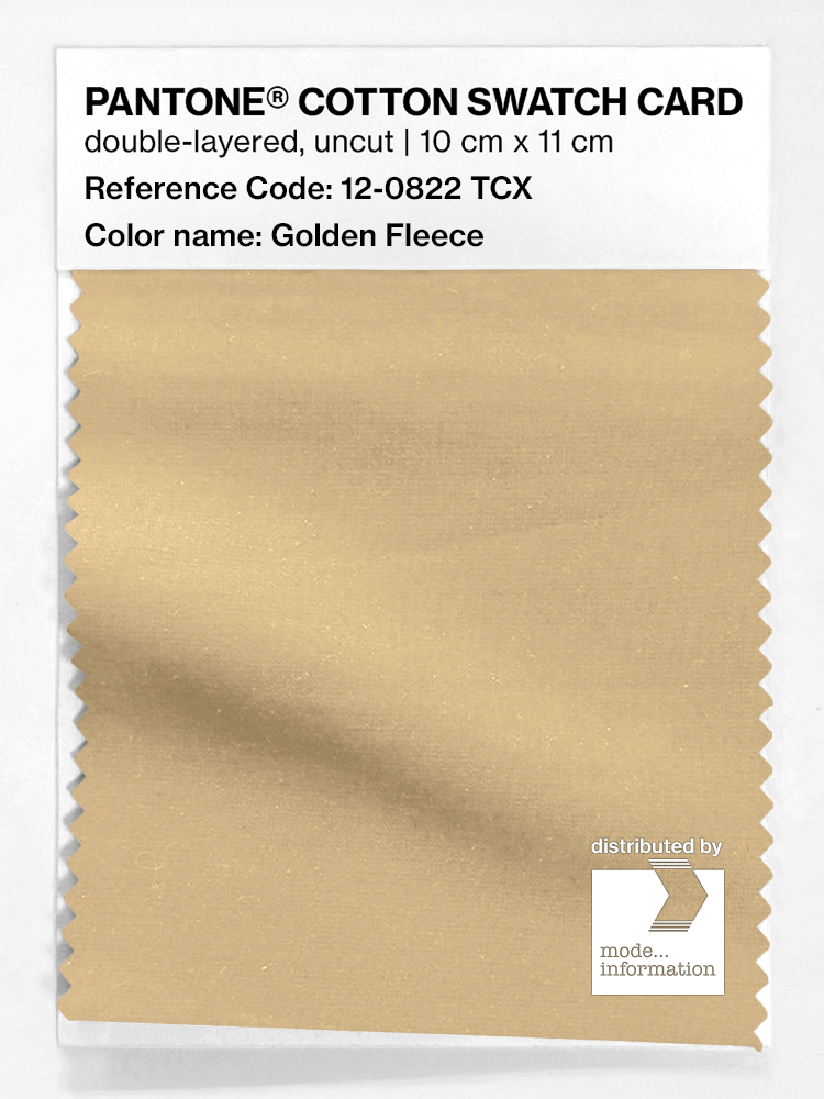 Artikelbild 1 des Artikels “PANTONE® COTTON SWATCH CARD 12-0822 TCX Golden Fleece “
