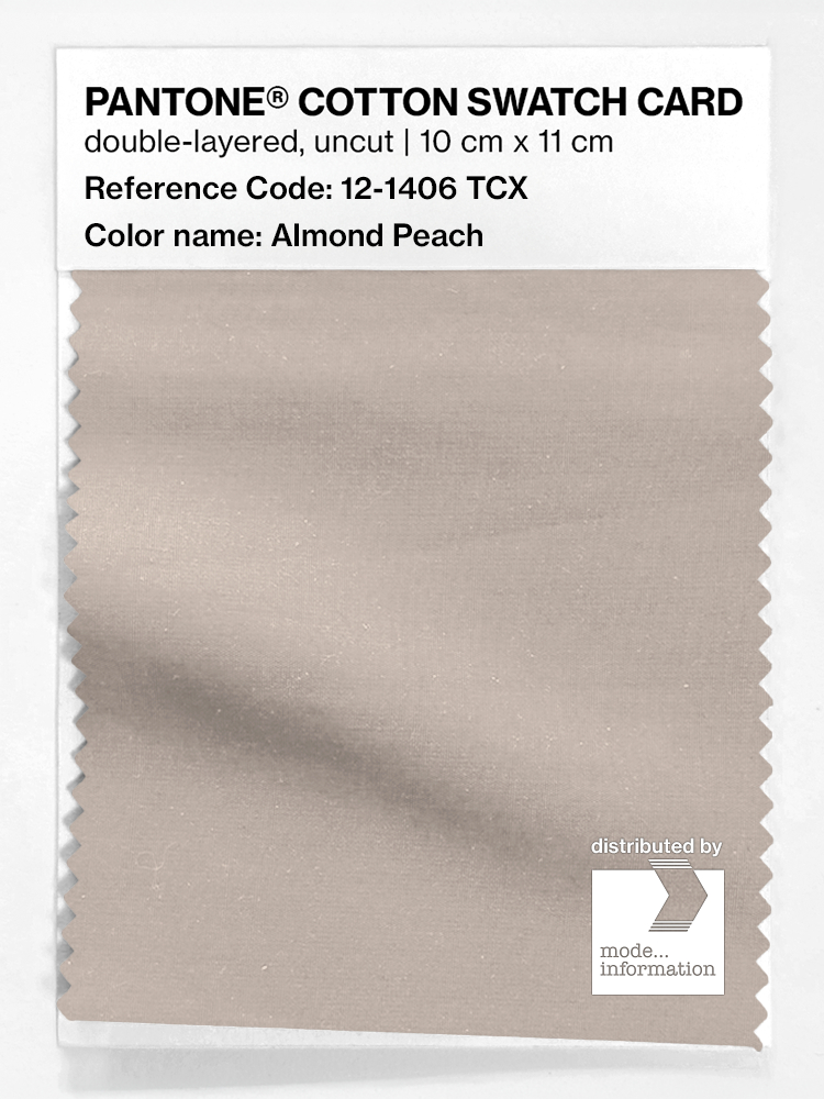 Artikelbild 1 des Artikels “PANTONE® COTTON SWATCH CARD 12-1406 TCX Almond Peach “