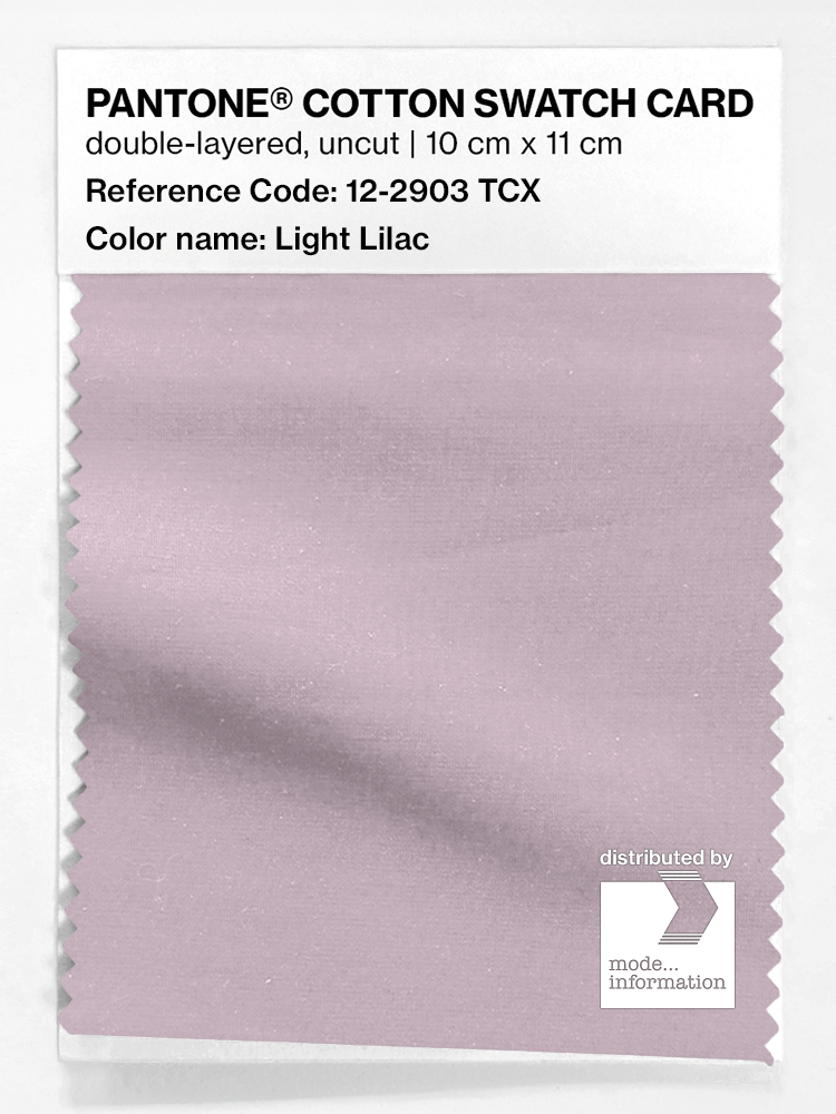 Artikelbild 1 des Artikels “PANTONE® COTTON SWATCH CARD 12-2903 TCX Light Lilac “