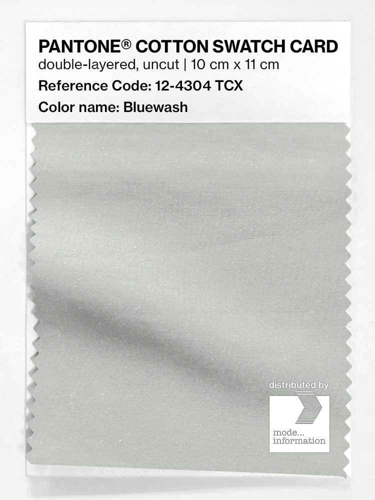 Product image 1 of the product “PANTONE® COTTON SWATCH CARD 12-4304 TCX Bluewash ”