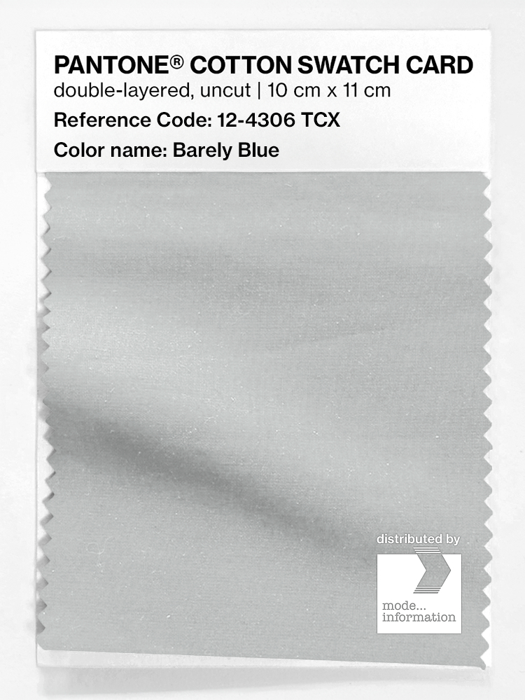 Artikelbild 1 des Artikels “PANTONE® COTTON SWATCH CARD 12-4306 TCX Barely Blue “