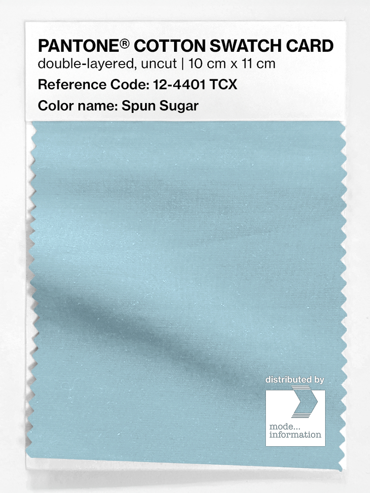 Artikelbild 1 des Artikels “PANTONE® COTTON SWATCH CARD 12-4401 TCX Spun Sugar “