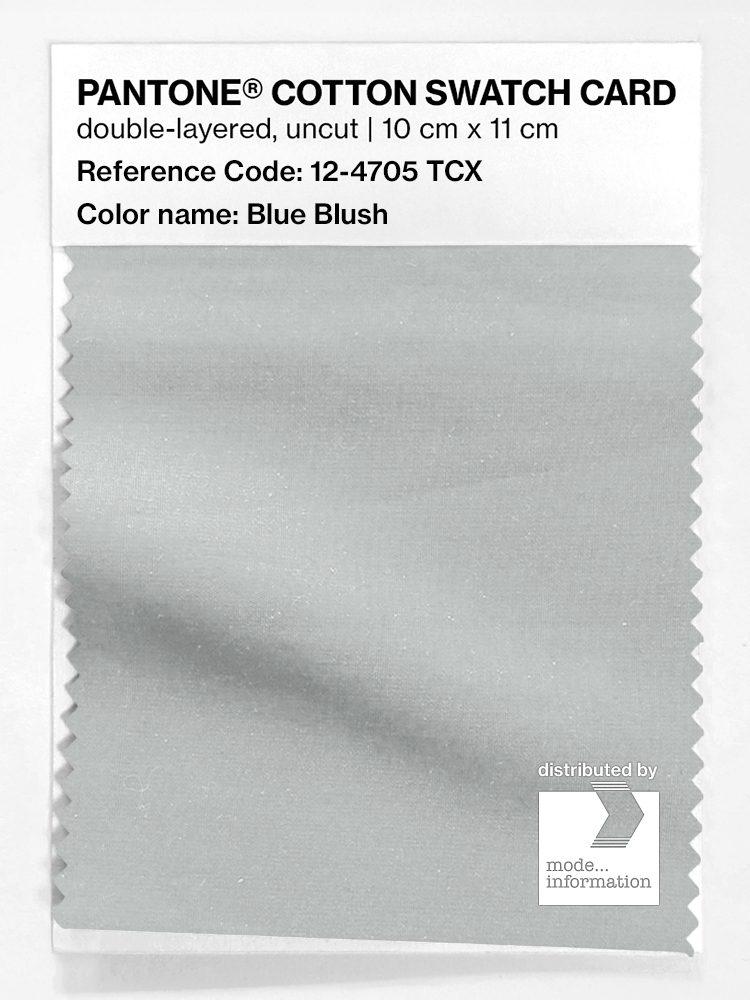 Artikelbild 1 des Artikels “PANTONE® COTTON SWATCH CARD 12-4705 TCX Blue Blush “