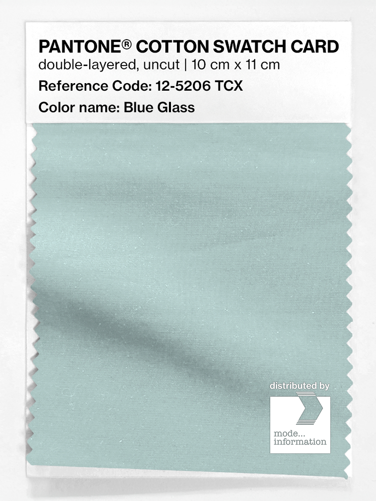 Artikelbild 1 des Artikels “PANTONE® COTTON SWATCH CARD 12-5206 TCX Blue Glass “