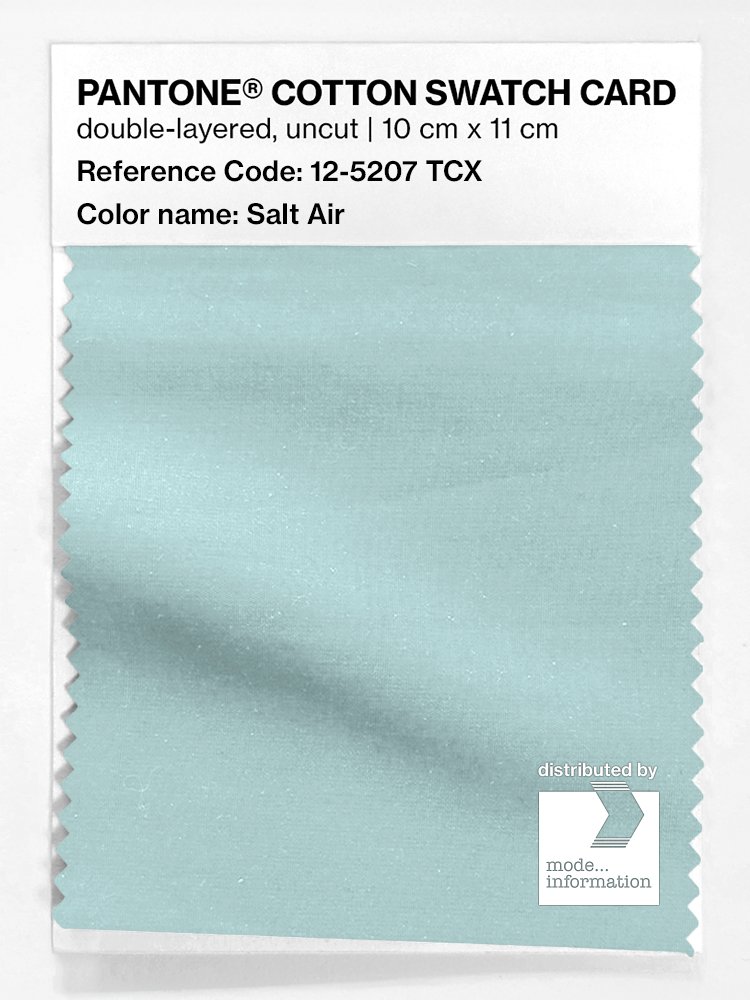 Artikelbild 1 des Artikels “PANTONE® COTTON SWATCH CARD 12-5207 TCX Salt Air “