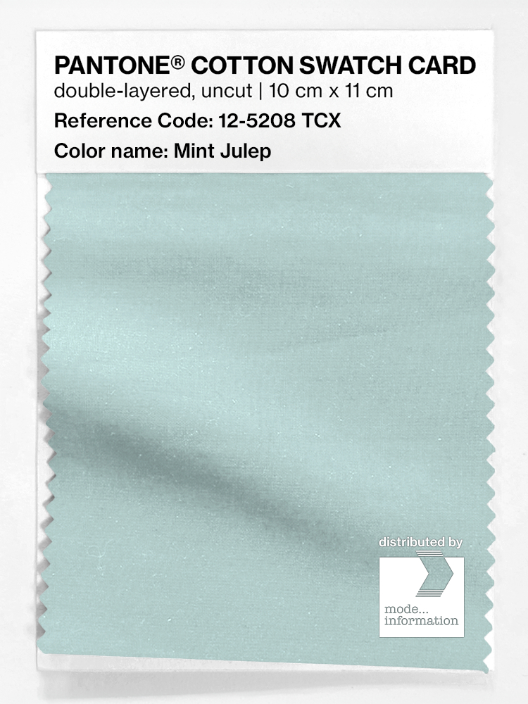 Artikelbild 1 des Artikels “PANTONE® COTTON SWATCH CARD 12-5208 TCX Mint Julep “