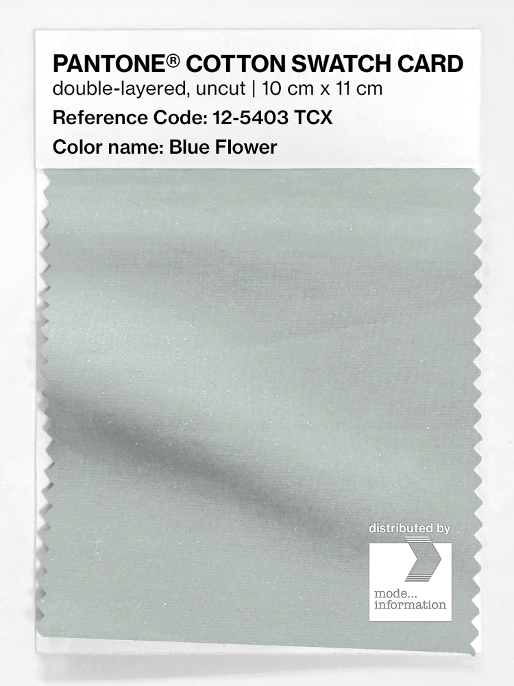 Artikelbild 1 des Artikels “PANTONE® COTTON SWATCH CARD 12-5403 TCX Blue Flower “