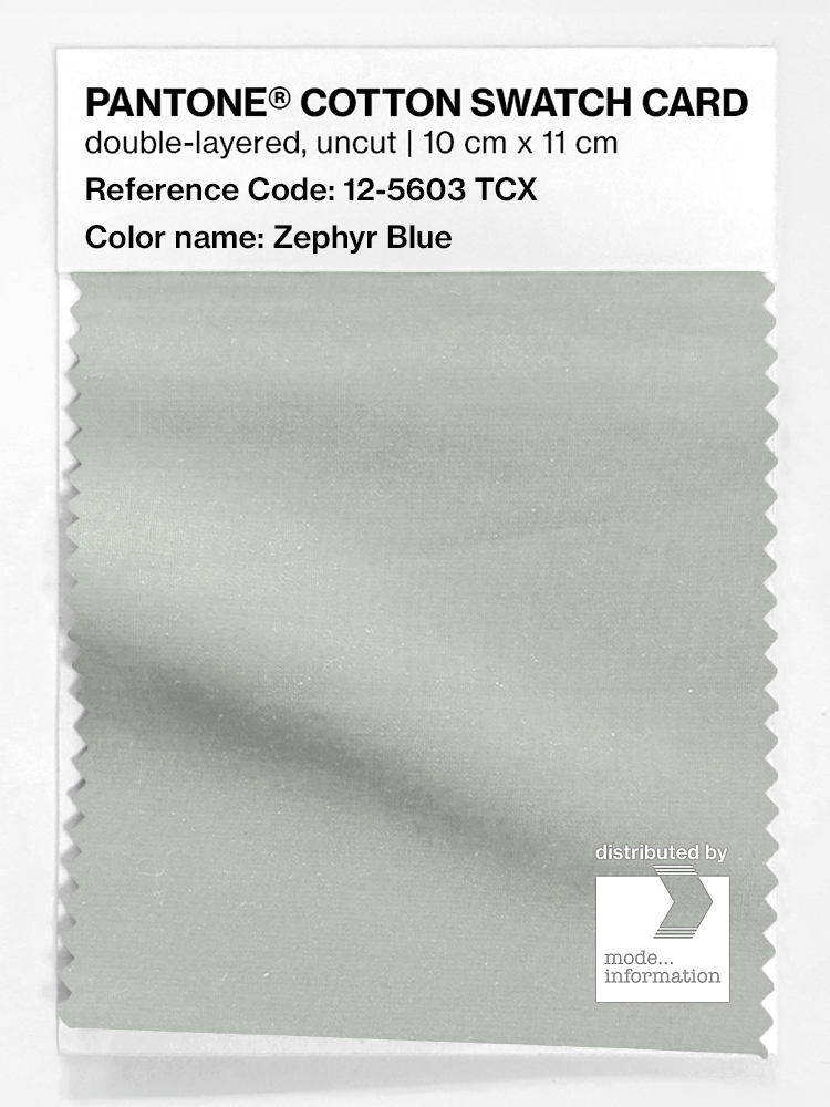 Artikelbild 1 des Artikels “PANTONE® COTTON SWATCH CARD 12-5603 TCX Zephyr Blue “