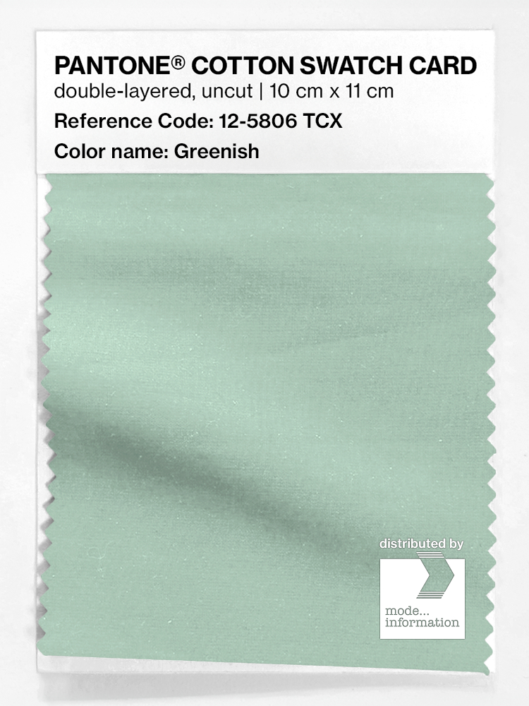 Artikelbild 1 des Artikels “PANTONE® COTTON SWATCH CARD 12-5806 TCX Greenish “