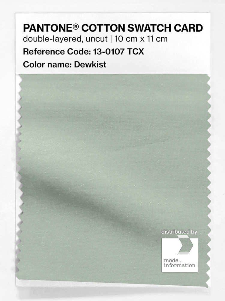 Product image 1 of the product “PANTONE® COTTON SWATCH CARD 13-0107 TCX Dewkist ”