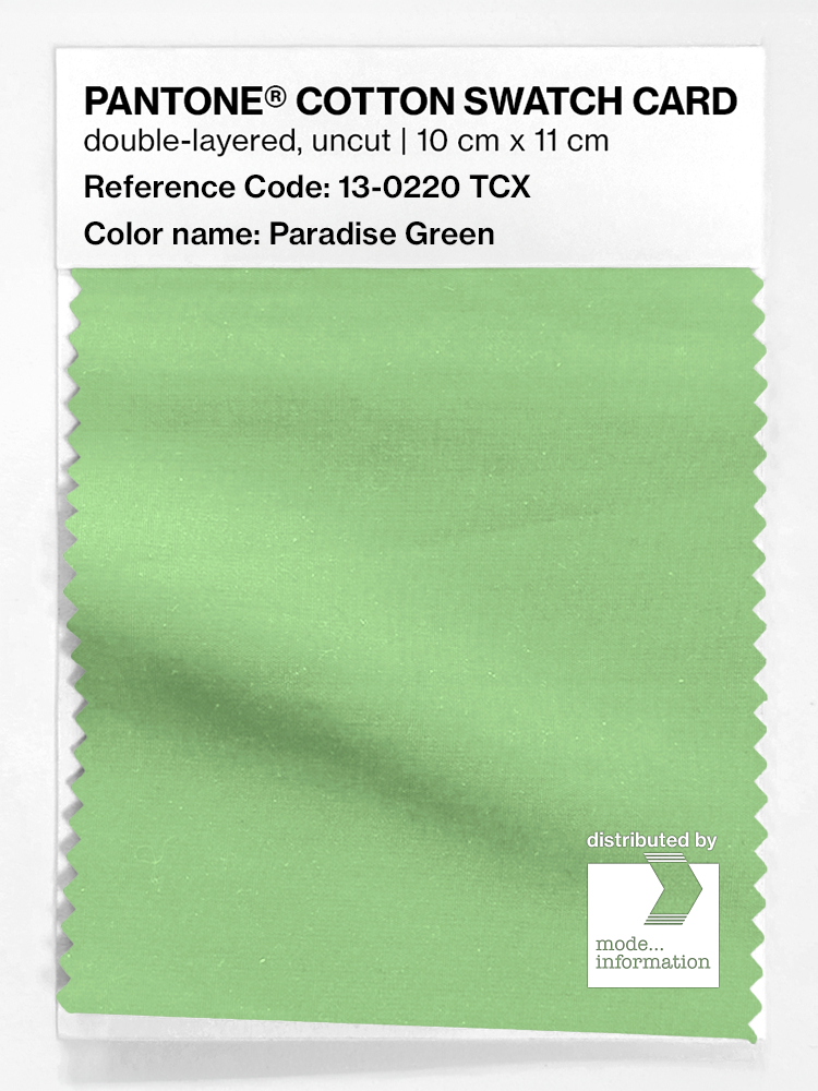 Artikelbild 1 des Artikels “PANTONE® COTTON SWATCH CARD 13-0220 TCX Paradise Green “