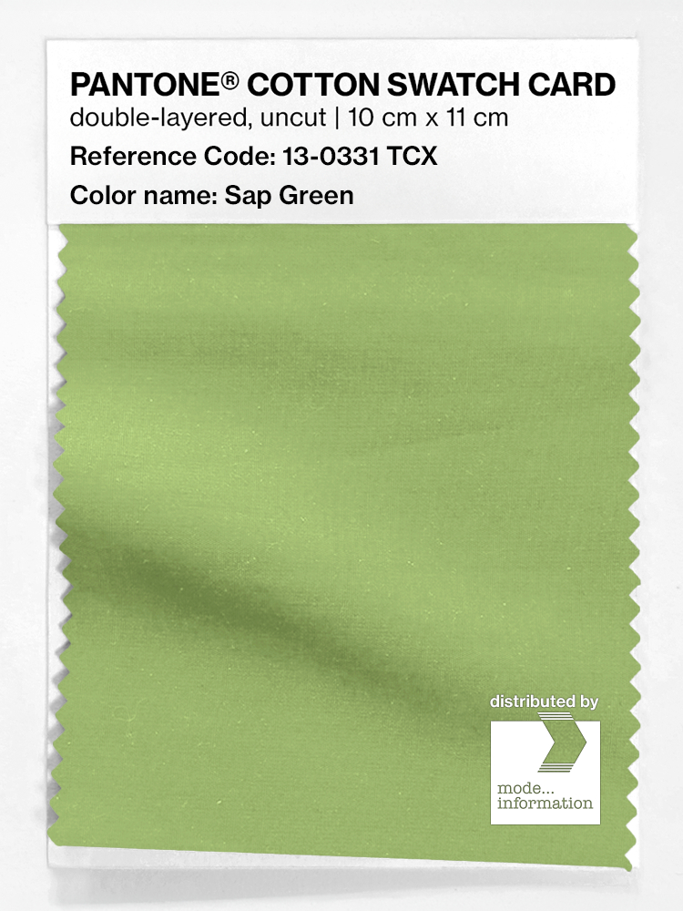 Artikelbild 1 des Artikels “PANTONE® COTTON SWATCH CARD 13-0331 TCX Sap Green “