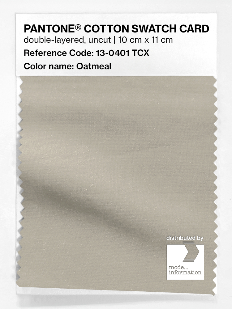 Artikelbild 1 des Artikels “PANTONE® COTTON SWATCH CARD 13-0401 TCX Oatmeal “