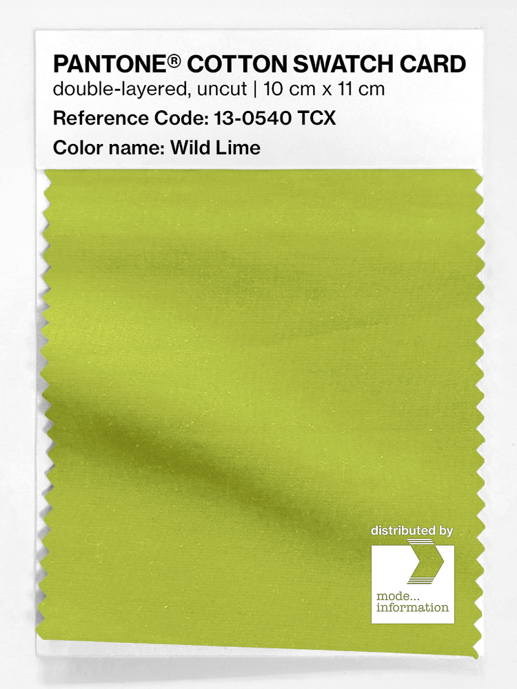Artikelbild 1 des Artikels “PANTONE® COTTON SWATCH CARD 13-0540 TCX Wild Lime “