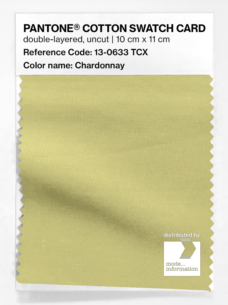 Artikelbild 1 des Artikels “PANTONE® COTTON SWATCH CARD 13-0633 TCX Chardonnay “
