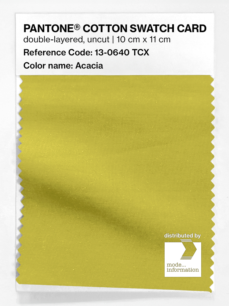 Artikelbild 1 des Artikels “PANTONE® COTTON SWATCH CARD 13-0640 TCX Acacia “