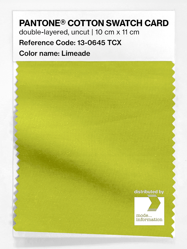 Artikelbild 1 des Artikels “PANTONE® COTTON SWATCH CARD 13-0645 TCX Limeade “
