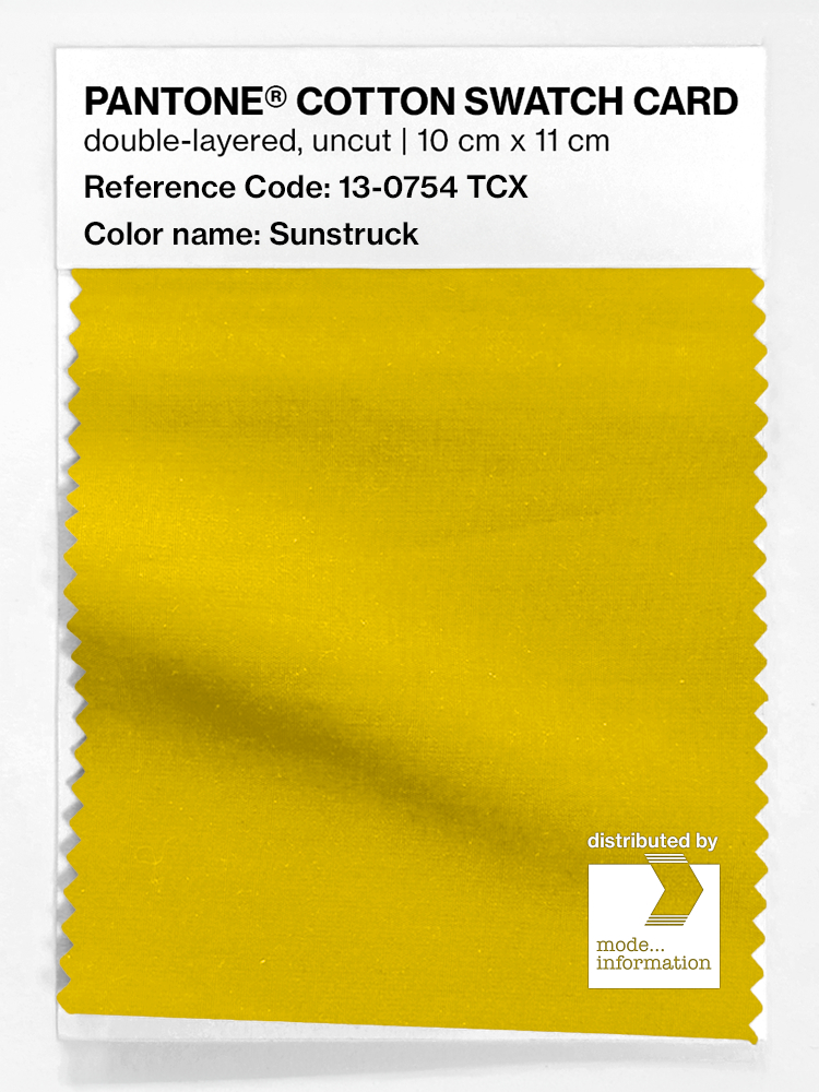 Artikelbild 1 des Artikels “PANTONE® COTTON SWATCH CARD 13-0754 TCX Sunstruck “