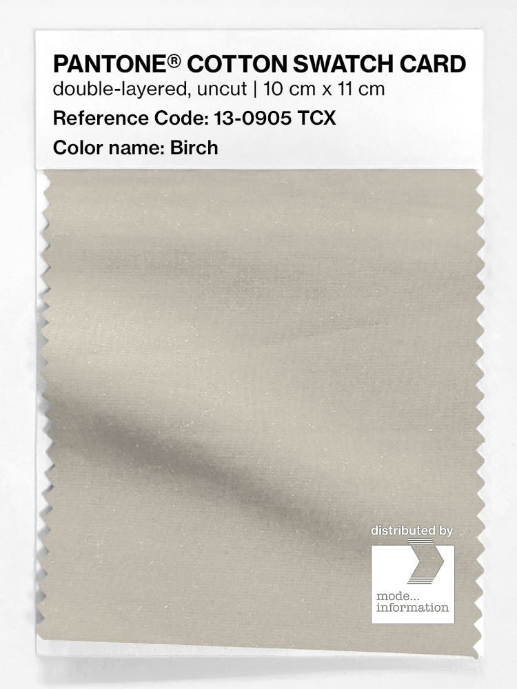 Artikelbild 1 des Artikels “PANTONE® COTTON SWATCH CARD 13-0905 TCX Birch “